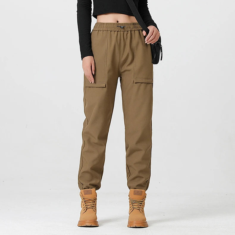 LNGXO hiver épais polaire pantalon hommes femmes imperméable coupe-vent chaud survêtement pantalon unisexe randonnée Camping escalade ski pantalon