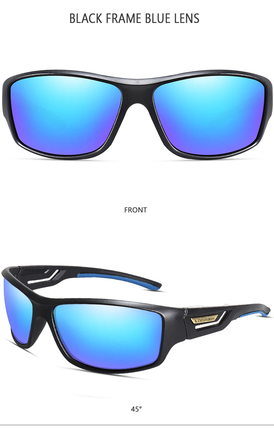 Lunettes de pêche polarisées camouflage — conduite, sports de plein air, cyclisme, course, UV400
