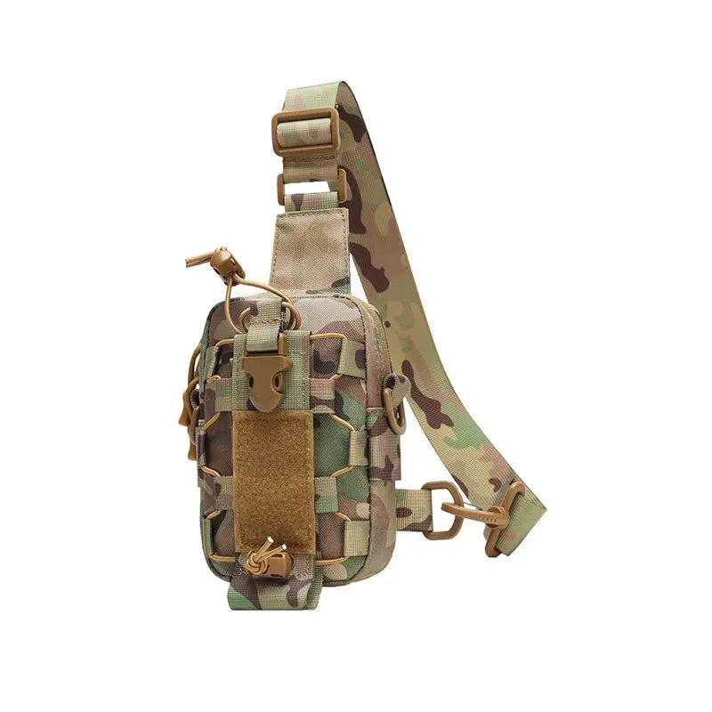 Sac de poitrine pour bouteille d'eau de Sport en plein air, couverture tactique suspendue à la taille, sacs de taille multifonctionnels, pochette de plate-forme de cyclisme d'escalade en plein air