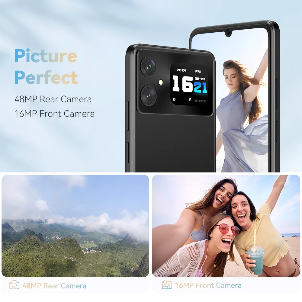 Cubot A20 Smartphone Android 14 — 12 Go RAM, 128 Go, Écran 6,74" 90Hz, 5100 mAh, 48 MP, 4G