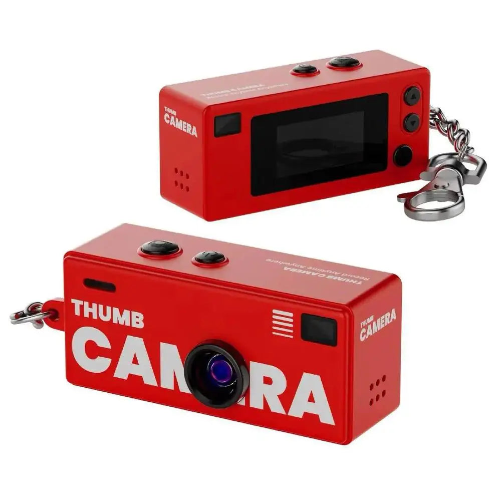 Cámara digital 1080P HD, mini llavero, compatible con tarjeta de memoria de 128 GB, grabadora de video portátil, estilo retro, regalo para niños