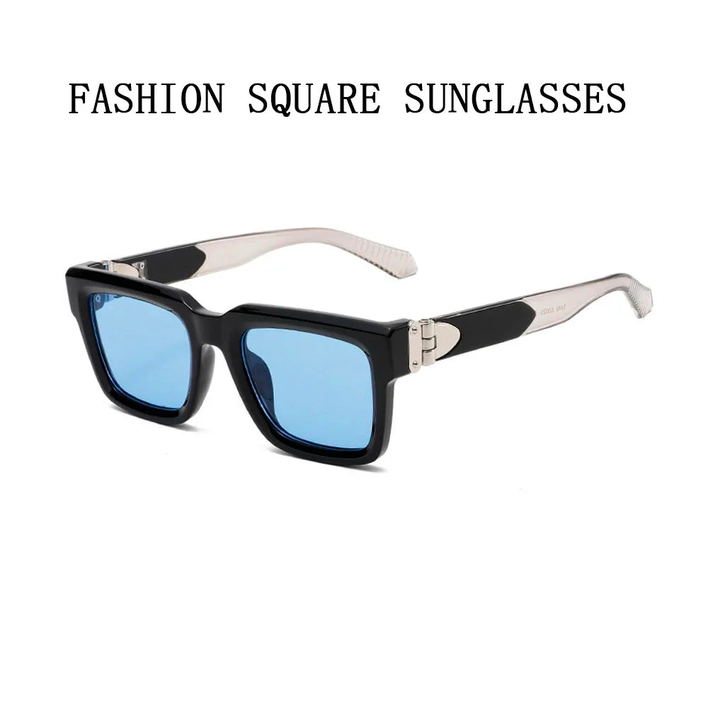 Lunettes de soleil carrées pour hommes et femmes — vintage, mode, 2025 (v2)
