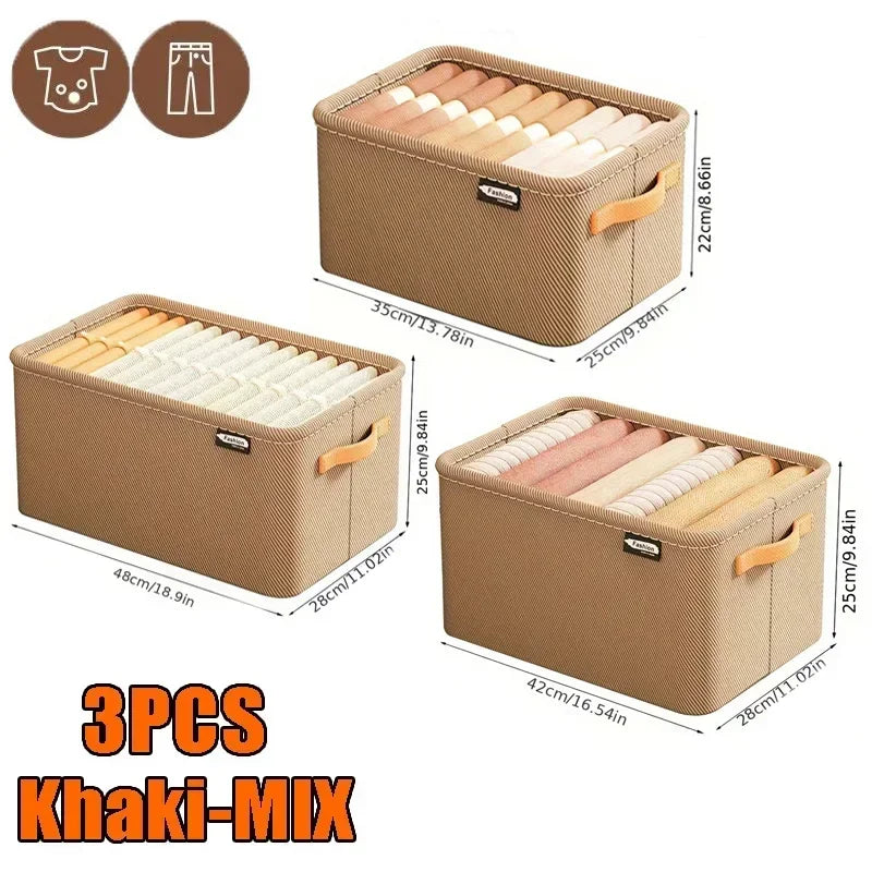 Wardrobe Storage Box for closet storage, underwear drawers, bedroom cabinet, socks, bra, pants organizer