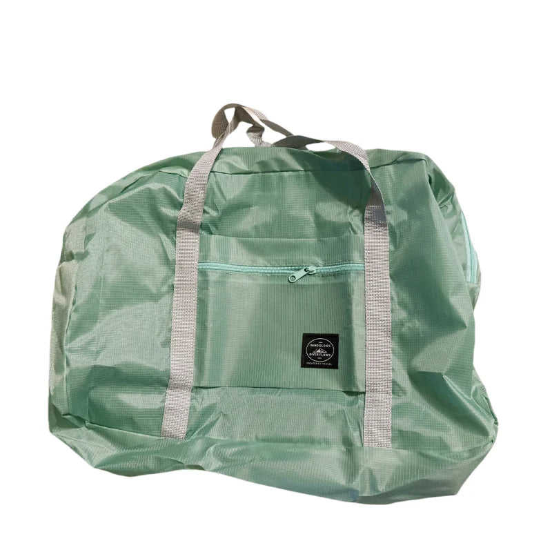 Large Foldable Travel Tote, Travel Storage Bags, Carry-on Luggage, Clothing, Handbags, Picnic, Moving
