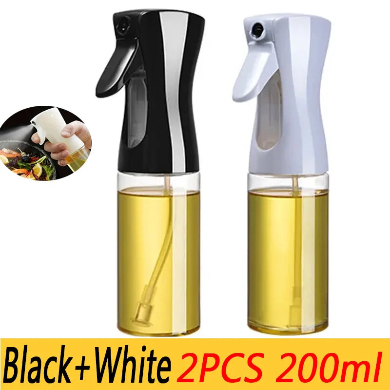 Bouteille de pulvérisation d'huile d'olive pour barbecue, pulvérisateur d'huile d'olive en plastique, bouteille vide, bouteille de vinaigre ou brosse à huile, 200/300/500ml