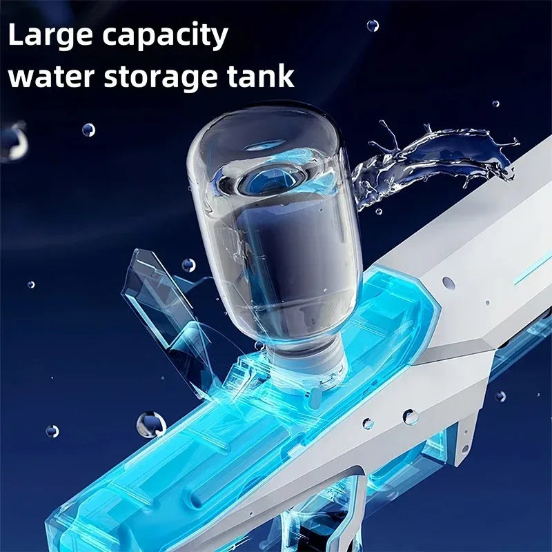 Pistolets à eau électriques pour adultes, puissant gicleur, aspiration automatique d'eau, jouet de plage en plein air d'été pour garçons, cadeau pour enfants