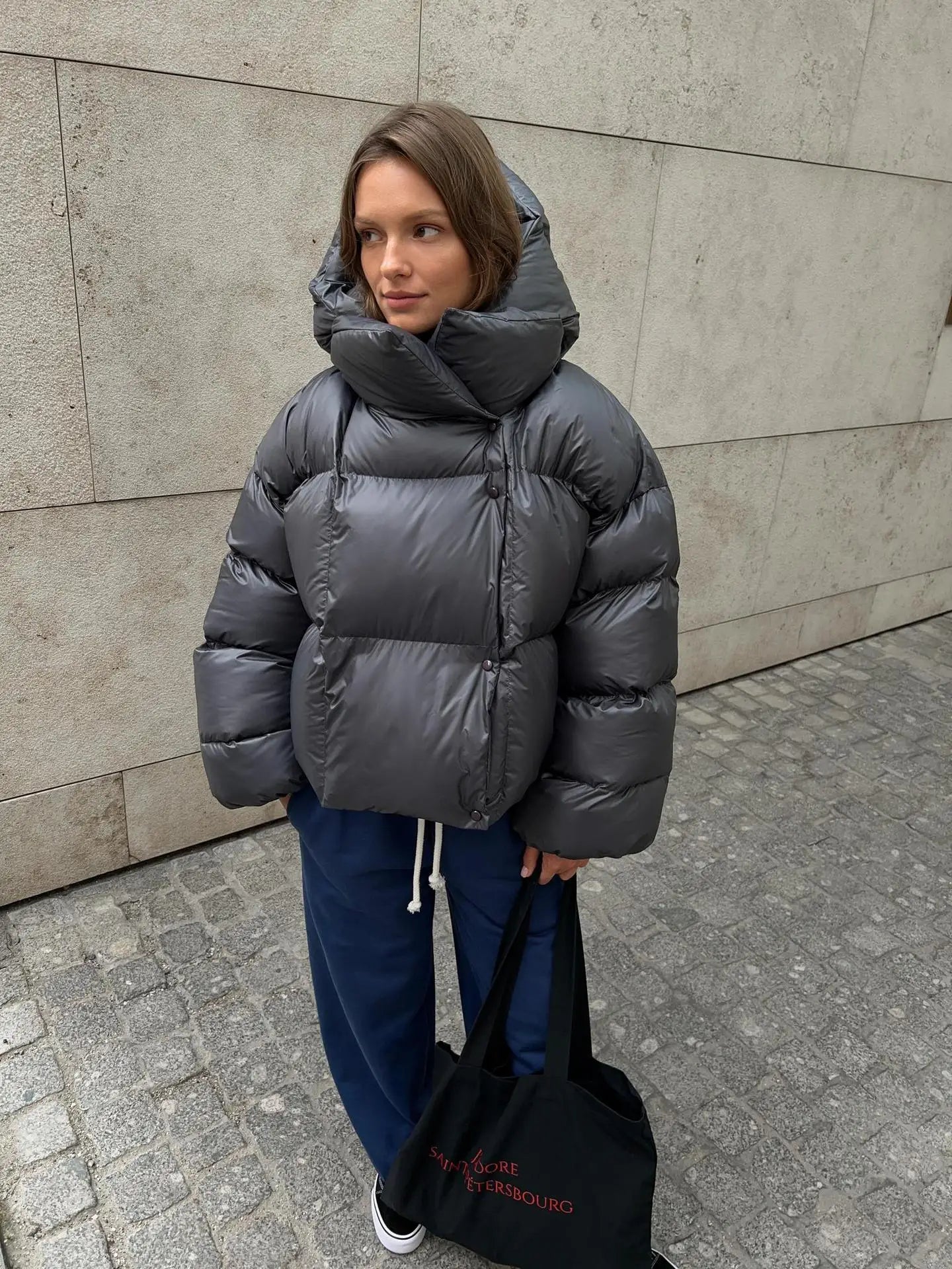 Women Autumn Winter Warm Thick Coat Long Sleeve Parkas Women Street Fashion Hoodies Women Cotton Padded Jacket 2025