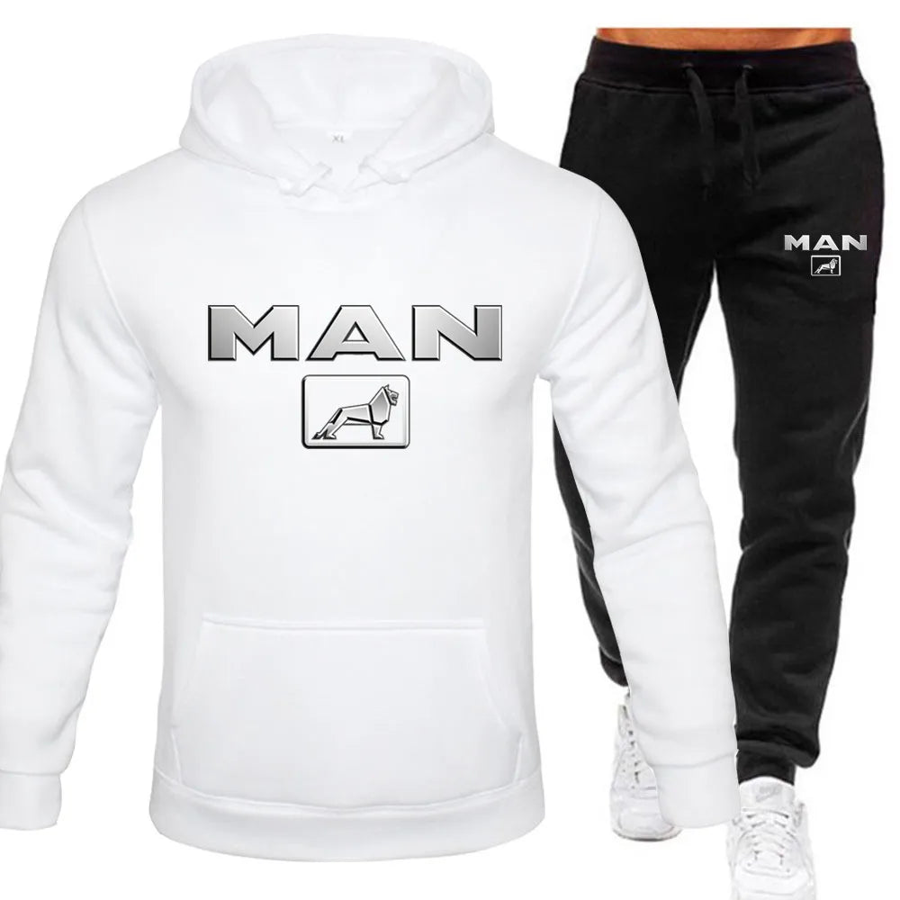 Men's hoodie and jogging pants, tracksuit, antibody, contractors, sportswear, Faremps, calf tint, 2024, 2-piece