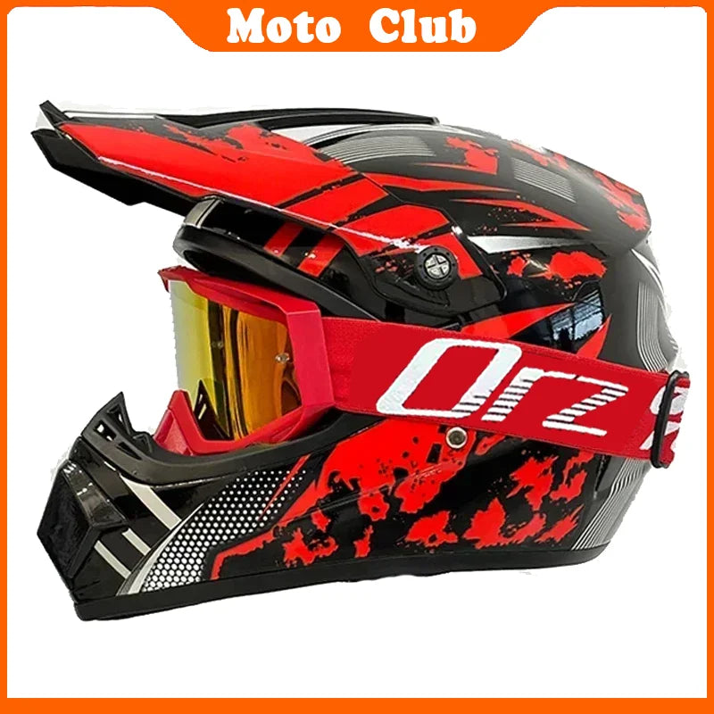 Professional Motorcycle Helmet Motocross Off-Road Protective Helmet Children's Off-Road Helmet Capacete De Motocicleta Goggles Gifts