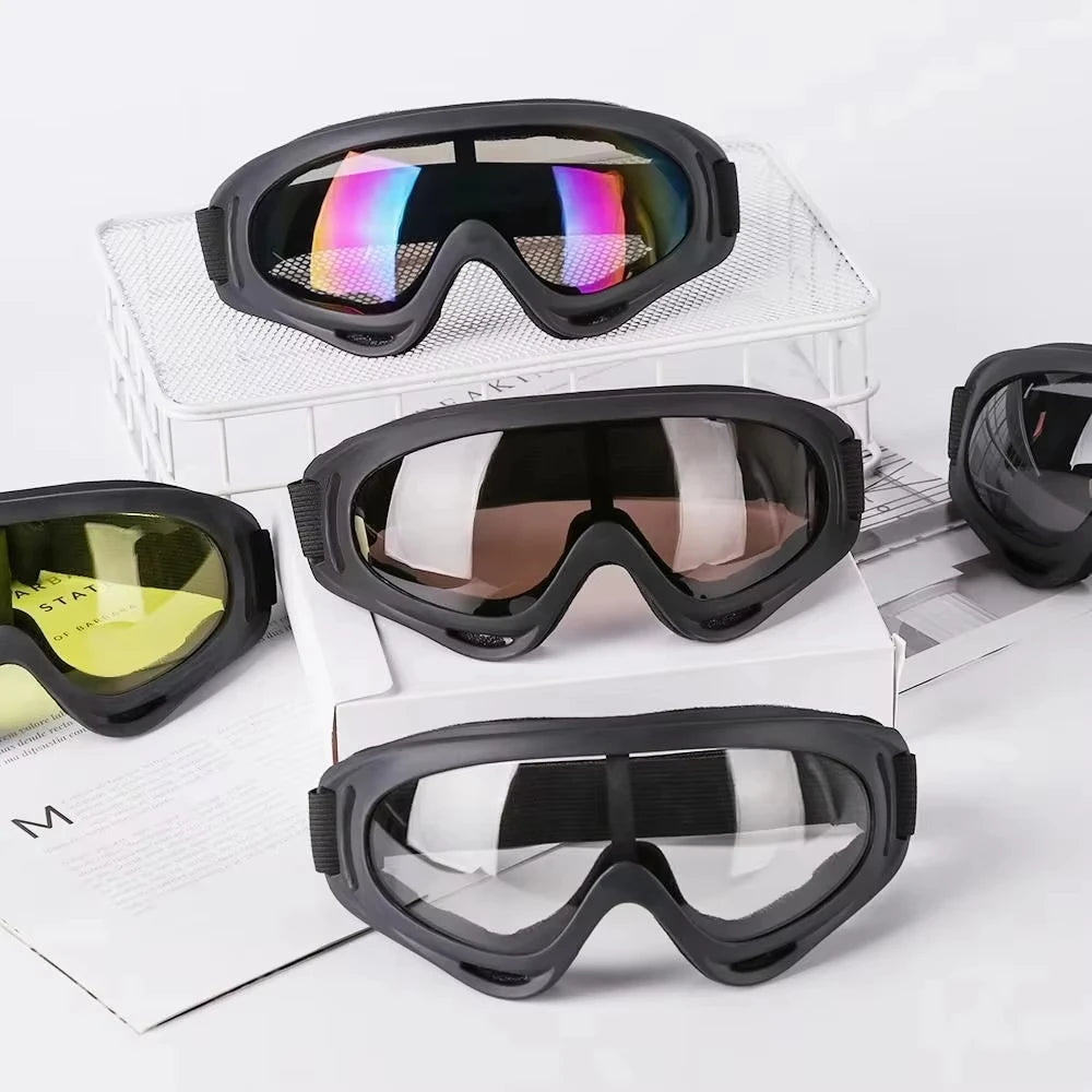 Lunettes de Cyclisme & Motocross — Masque Sport, Ski, Protection UV, Coupe-Vent, Unisexe