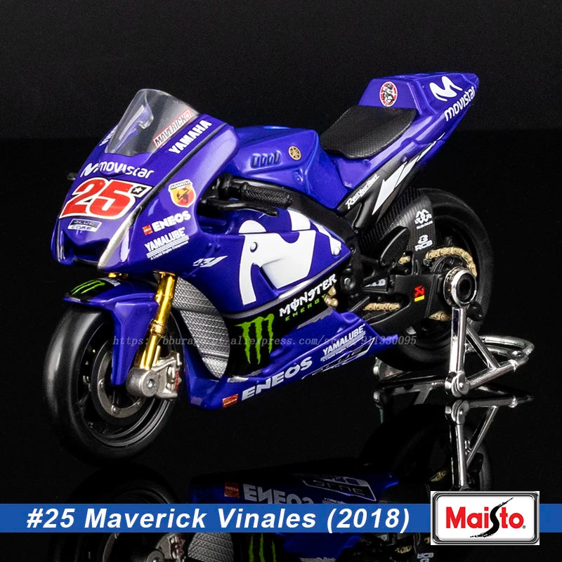 Modèle Réduit Moto GP 1:18 Champion 2024 — Alliage Moulé, Collection & Cadeau