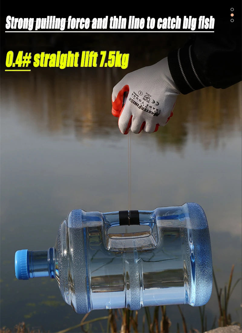 ZUKIBO FEIKE-Micro ligne de pêche tressée en PE, 0.05mm, 1000m, matériel japonais ultra fin, super bain, multimessieurs, carpe