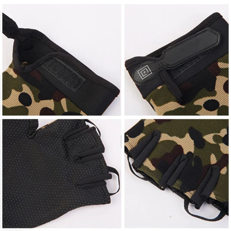 Gants de pêche d'été respirants, gants d'équitation en plein air pour hommes et femmes, légers, antidérapants, doigt complet, sans doigts