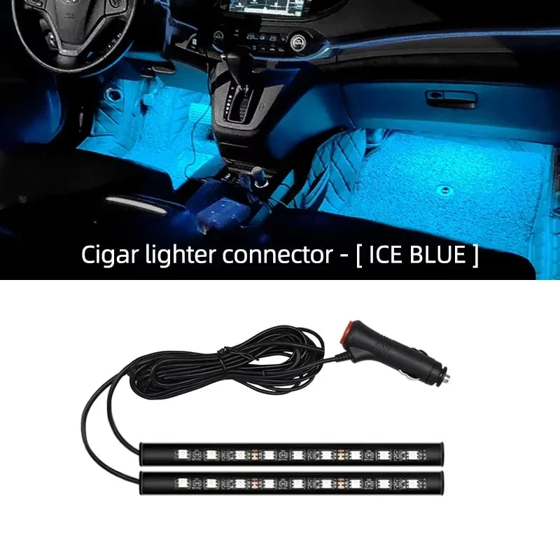 Bande lumineuse LED pour intérieur de voiture, Kit de rétro-éclairage 5V USB, lampe néon d'ambiance décorative pour voiture, accessoires de véhicule, nouveau