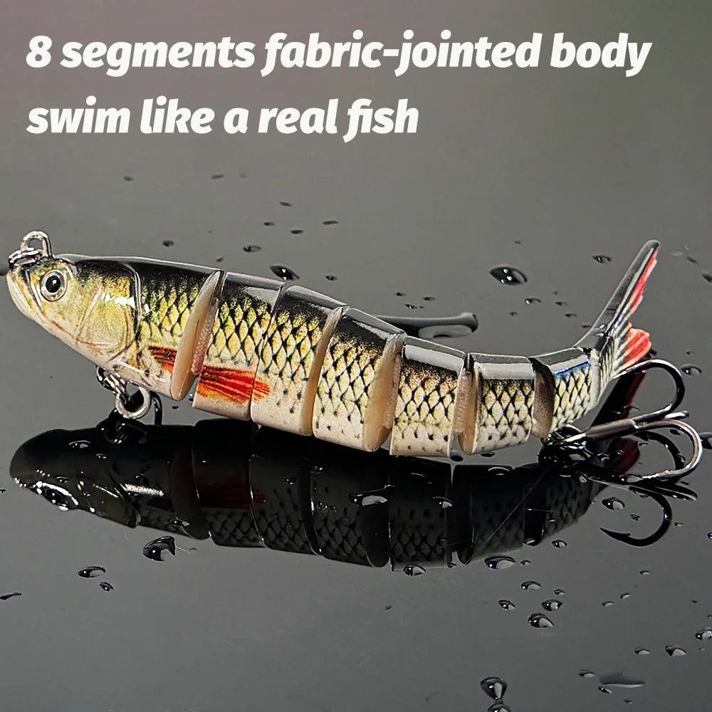 GOBAIT Swimbait 11g 16g 27g leurre multi-joint coulant lent bionique natation Pesca bar triple crochet carpe matériel de pêche appât dur