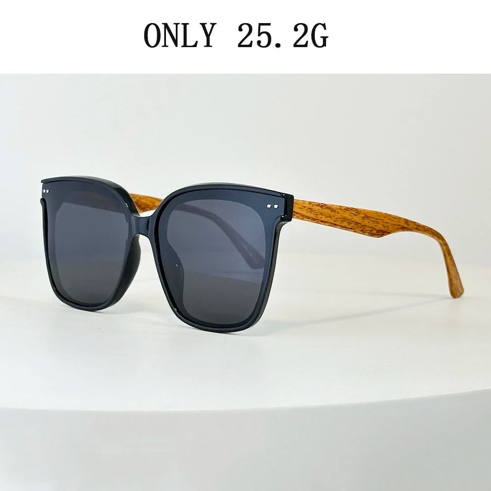 Lunettes de soleil polarisées œil de chat pour femmes — rétro, surdimensionné, carré, mode
