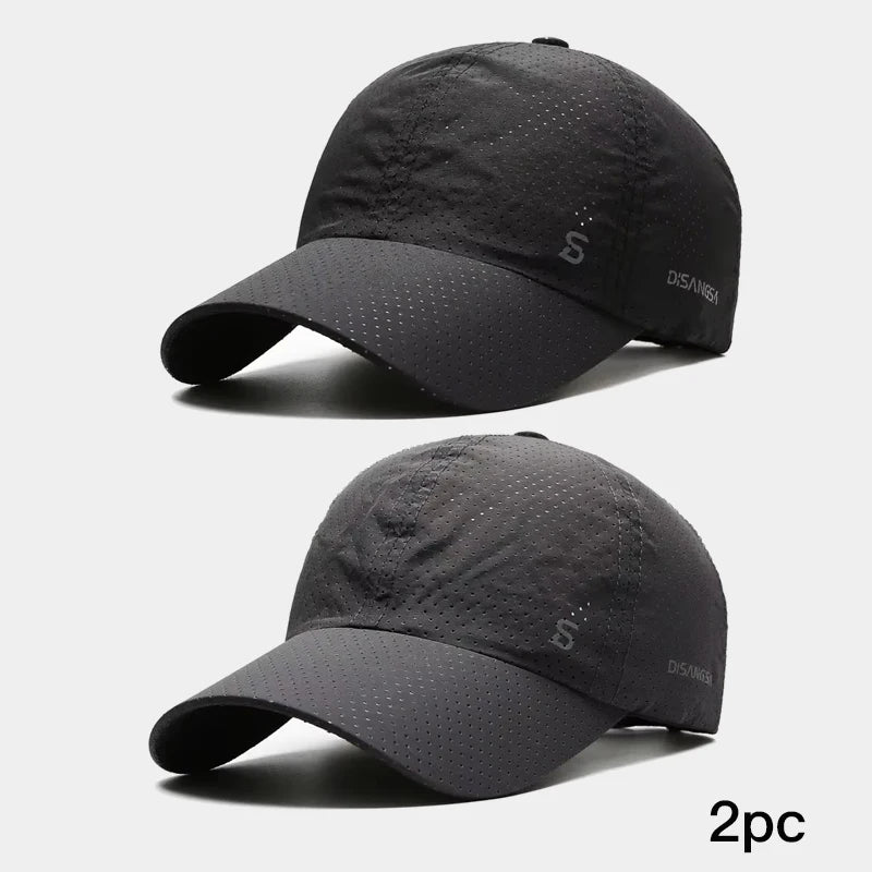 Casquette de course pour hommes, Design Original, fine, séchage rapide, respirant, langue de canard, plein air, soleil, pêche d'été, casquette de Baseball