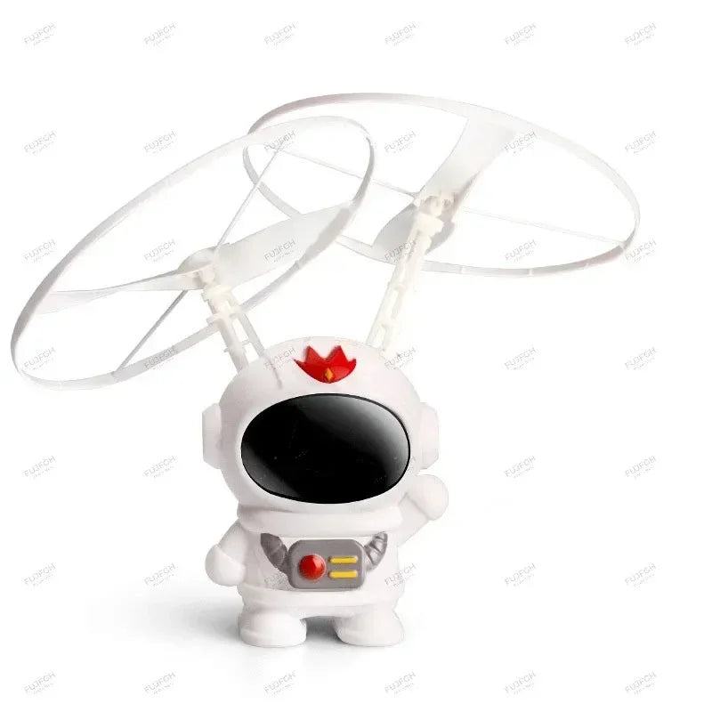 Flying Robot Drone with Lights for Kids, Hand-Controlled Mini Drone, Outdoor Toys, Gift