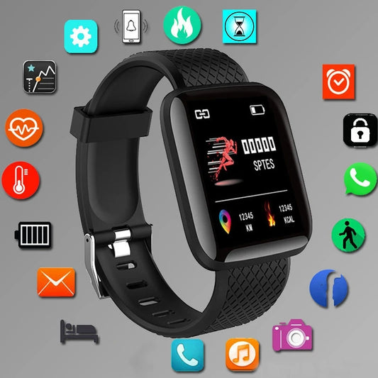 Smartwatch Men Women Watches Smart Watch Message Fitness Monitor Bracelet Birthday Gift Electronic Clock for Android IOS