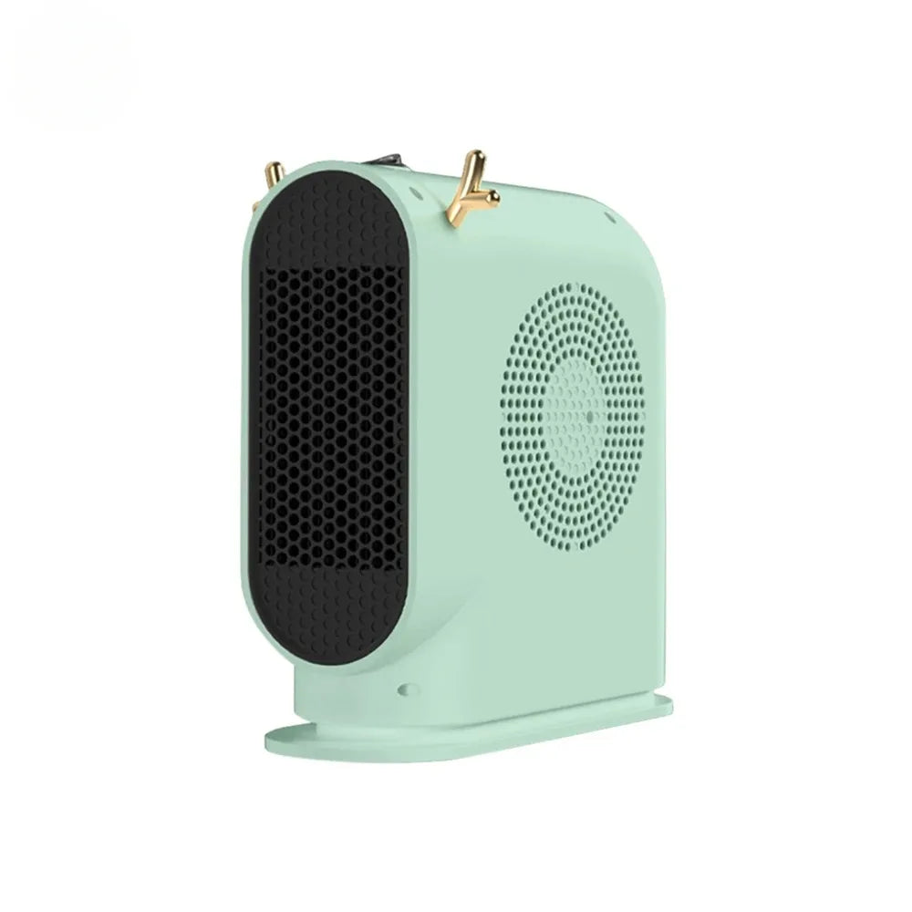 Chauffage électrique de bureau 500W, Portable, pour la maison, Thermostat Intelligent, ventilateur, chauffage électrique d'hiver, outils de chauffage