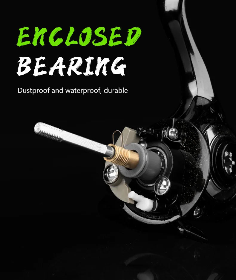 VWVIVIDWORLD, traînée maximale de 21KG, moulinet de pêche, équipement en alliage de Zinc, bobine en alliage, bras en métal, pied en métal, moulinet Spinning, pêche à la carpe, eau salée