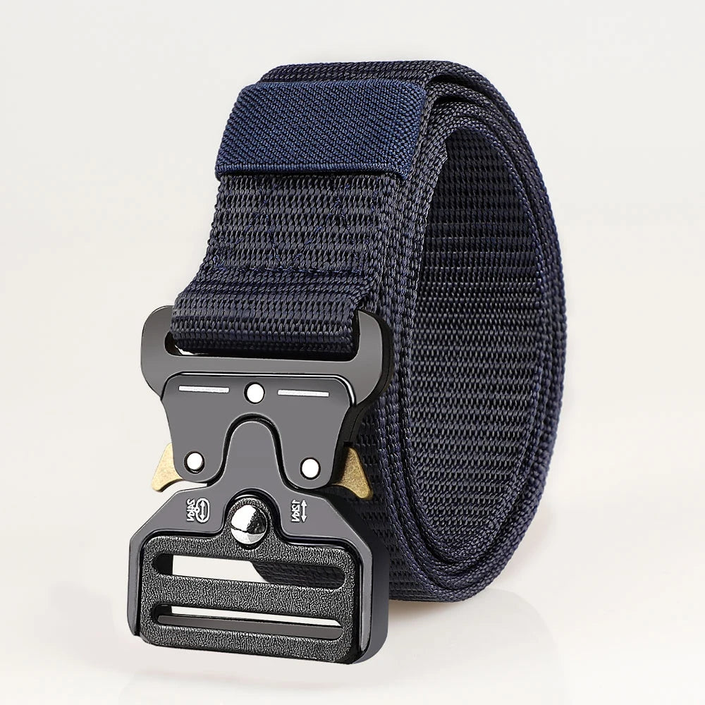 Cinturones tácticos multiusos para hombre – Diseño duradero y ajustable – Para amantes de los deportes al aire libre, combina con pantalones vaqueros, para hombres y mujeres