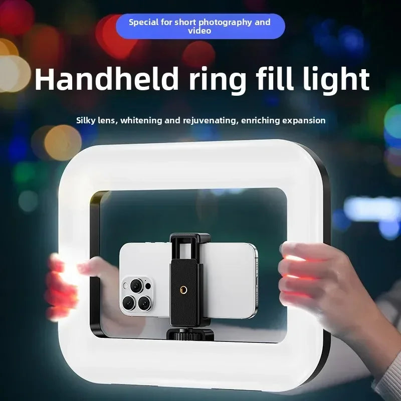 Anneau lumineux LED Portable, nouvelle lampe de photographie d'éclairage de Cage de lapin pour diffusion en direct Mobile, décoration lumineuse pour Selfie