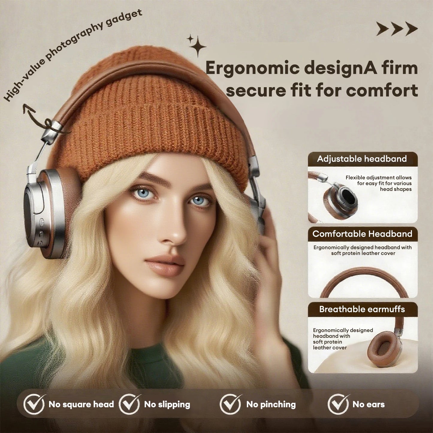 Écouteurs Bluetooth 6.0 sans fil — HD, ENC antibruit, HiFi, ultra faible latence, jeu