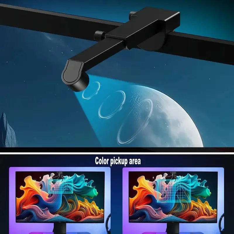 Rétro-éclairage TV/PC avec capteur de couleur RGB-IC, bande lumineuse LED pour écrans de 55 à 75 pouces, synchronisation intelligente, décoration de salle de jeu, lumières d'ambiance