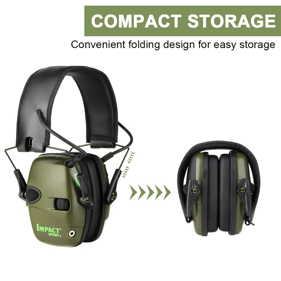 Casque antibruit de tir électronique DulElectronic, casque antibruit, amplification du son porteurs, oreille de chasse auditive, sports de plein air, original
