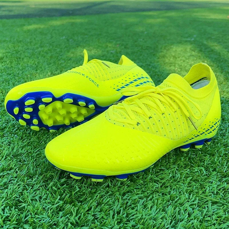 Crampons de Football AG Homme Tissu Extensible Respirant — Entraînement & Compétition EU 31–48