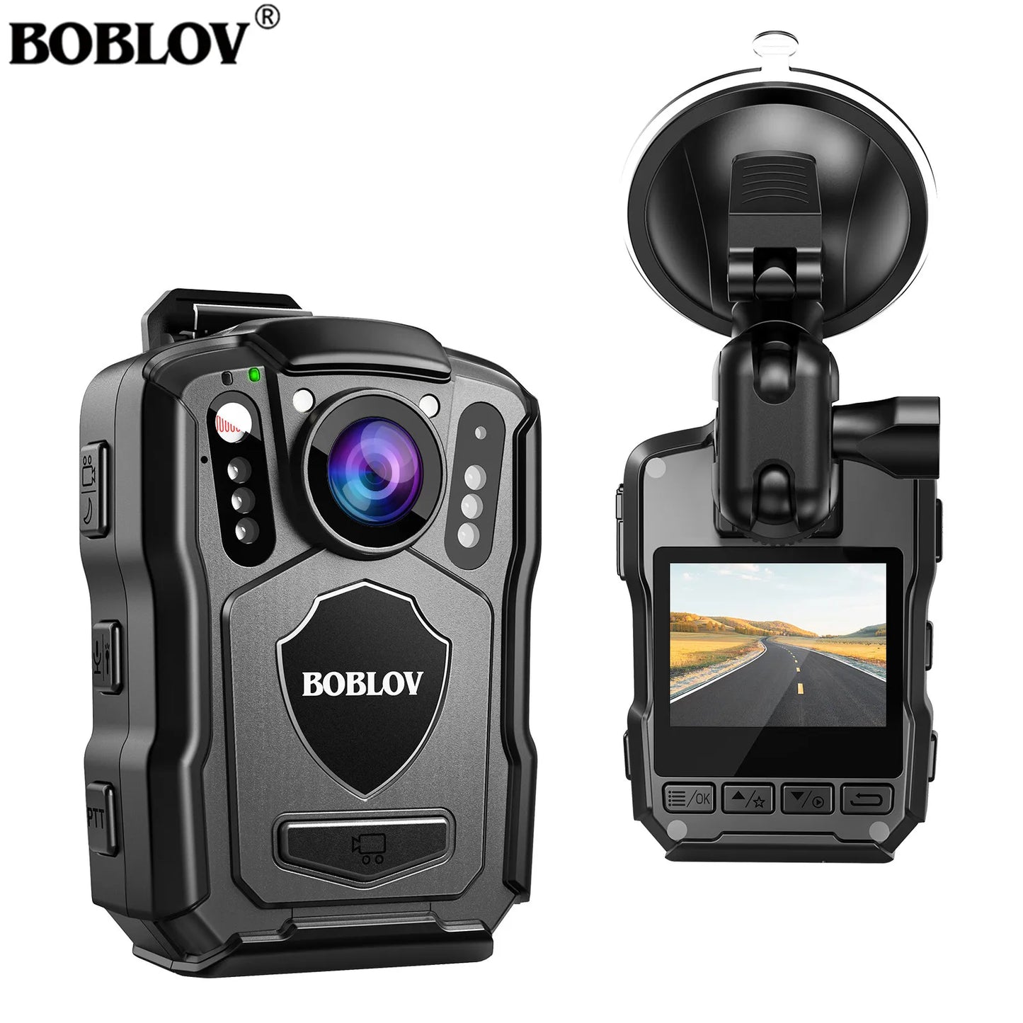 BOCombination-Cámara Linge de policía VM5, cámara corporal, cámara GPS, batería de 1440 mAh, visión nocturna IP67, batería de 128G, batería de 4200 P