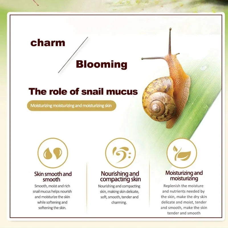 Ensemble Soins Peau Collagène Escargot — Anti-Âge, Blanchissant & Sérum Yeux