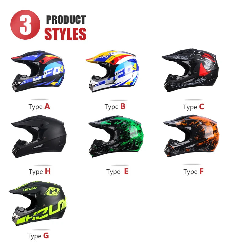Professional Off-Road Motorcycle Helmet, Cross, Racing, Motocross Helmets, DOT Approved, 2023