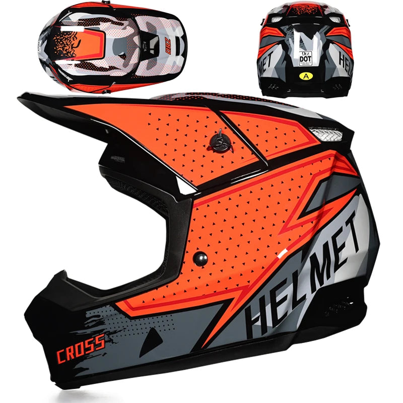 Professional Motorcycle Helmet Motocross Off-road Helmet Kids Off-road Helmet Capacete De Motocicleta