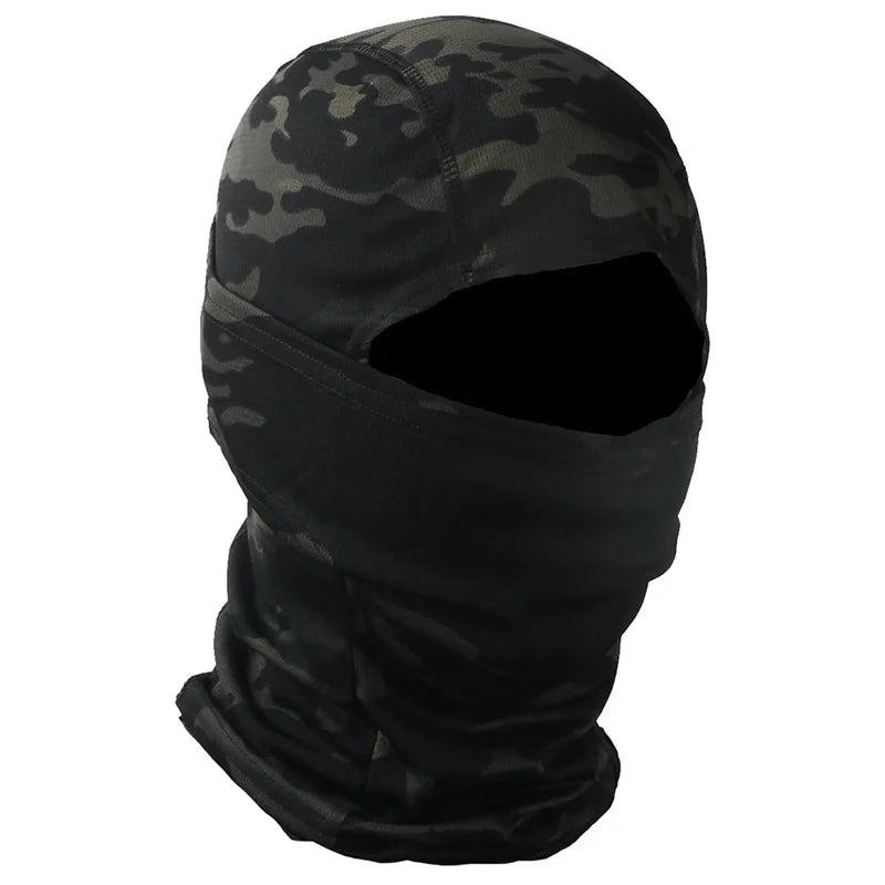 CamSolomon-Cagoule 3D imbibée pour homme, masque facial, capuche camouflage, écharpe, couvre-chef, sniper, ski, cyclisme, chasse, pêche, vêtements de sauna