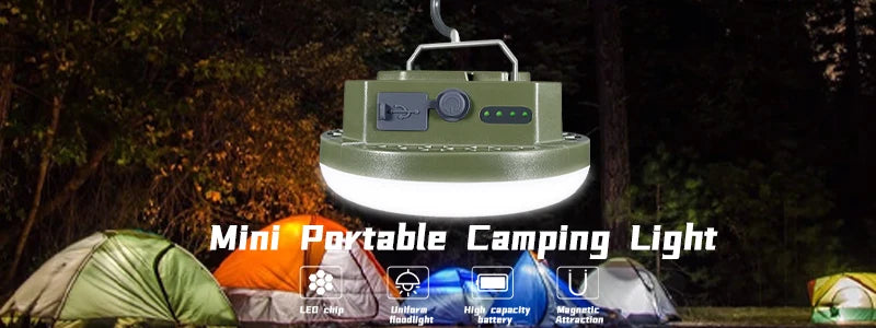 MOSLIGHTING 9900mAh Rechargeable lumière puissante lanterne de Camping avec aimant lumière forte lampe de poche Portable lampe de tente LED de travail