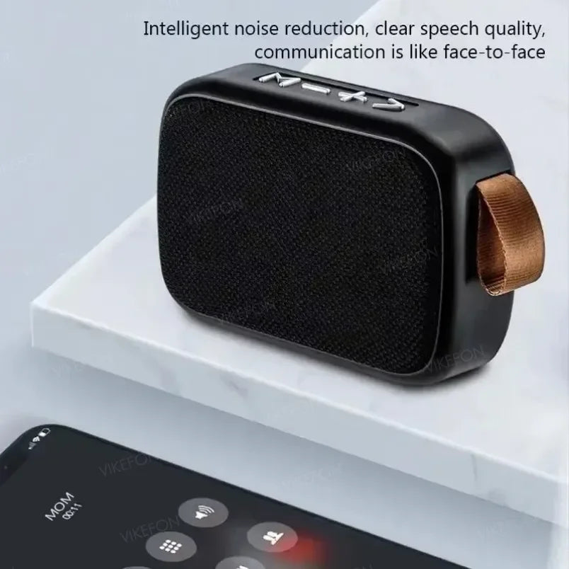 Mini Fabric Speaker, Wireless Portable Soundbar, Bluetooth 5.0, for Outdoor and Indoor Sports, HIFI Speaker, Support J, TF Card, FM Radio L