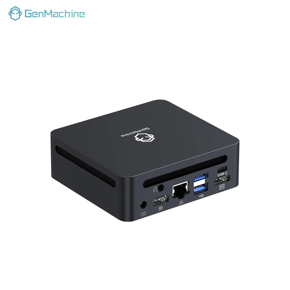 Mini PC GenMachine AMD Ryzen 5 6600H ES — 4,5 GHz, DDR5 6400 MHz, WiFi 6, USB4, LAN 2,5G, Win11