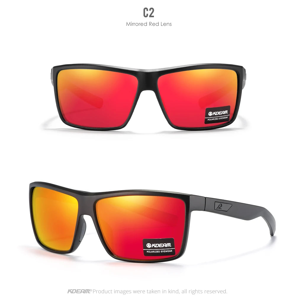 Lunettes de soleil résistantes aux rayures — verres polarisés, protection UV400, sport et loisirs
