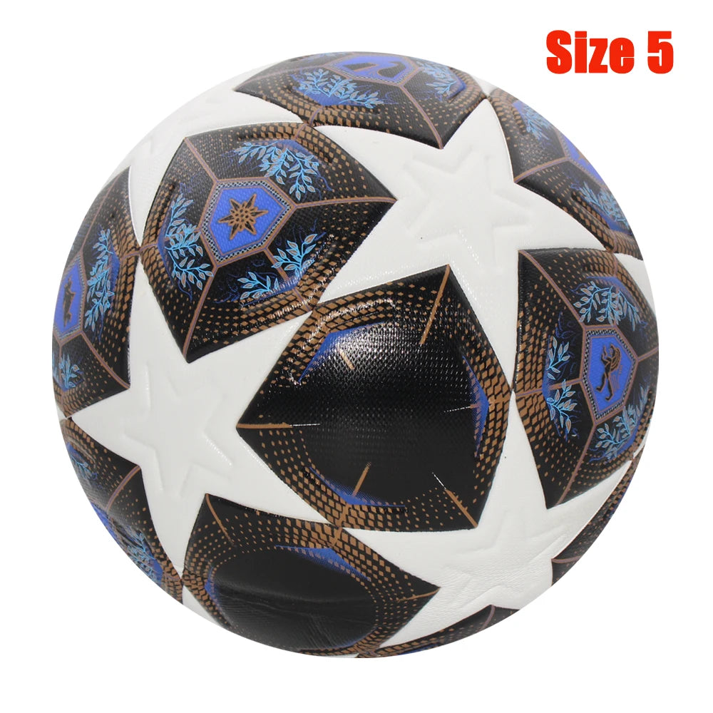 Ballon de Football PU Sans Couture Professionnel — Taille 4 ou 5, Match & Entraînement