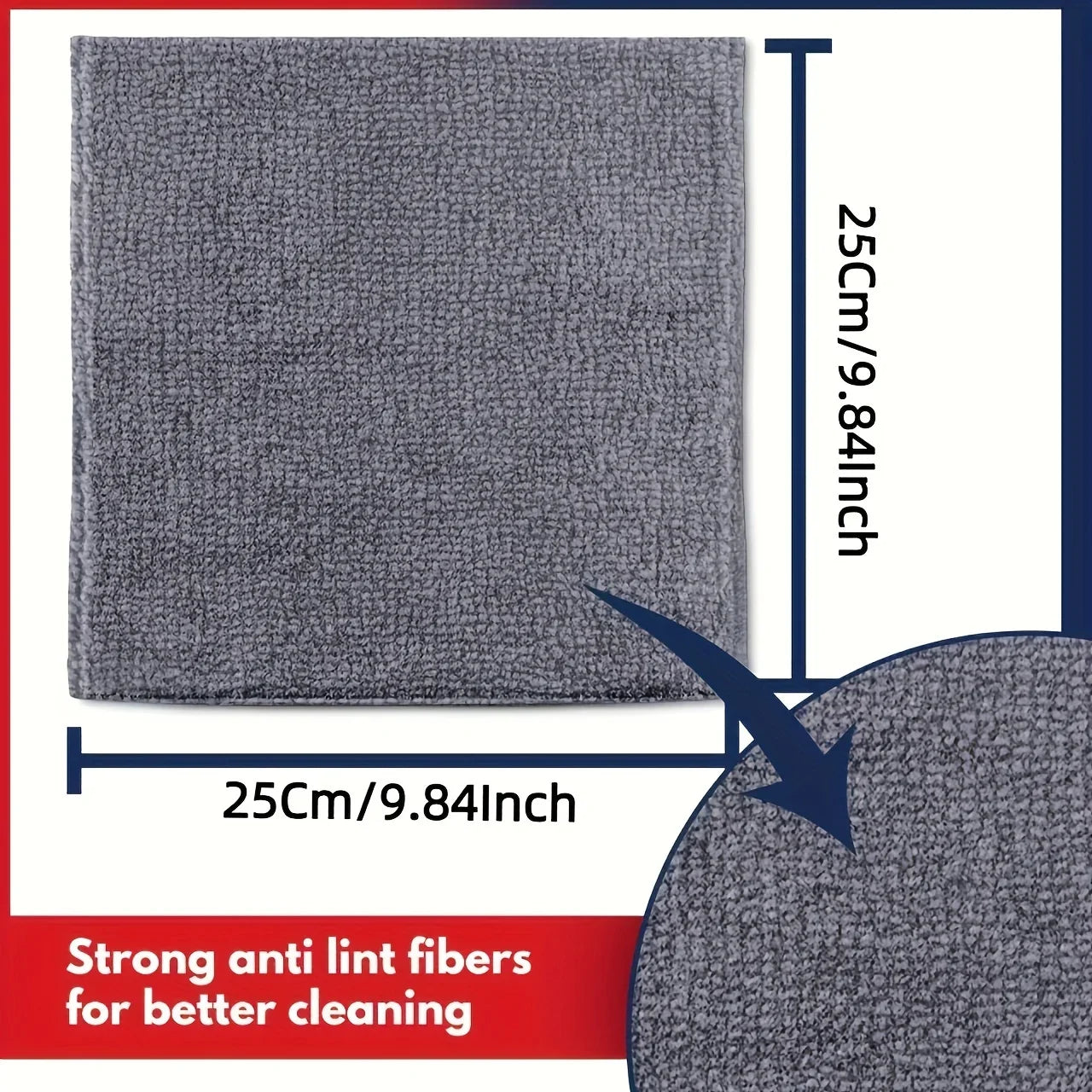Ensemble de grillades à livres absorbantes, douces et anti-tâches, fibre ultrafine, serviettes de cuisine, gris clair, 5 pièces, 10 pièces, 20 pièces