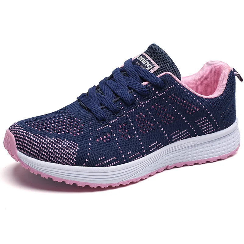 Zapatillas deportivas transpirables para mujer, zapatillas deportivas para mujer, zapatillas blancas, zapatillas ligeras para mujer 2025, calzado deportivo casual