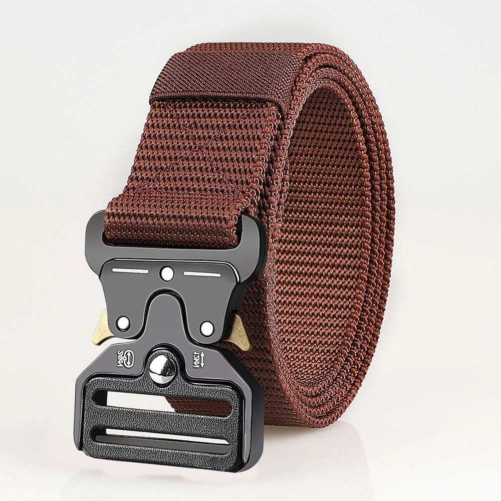 Cinturones tácticos multiusos para hombre – Diseño duradero y ajustable – Para amantes de los deportes al aire libre, combina con pantalones vaqueros, para hombres y mujeres