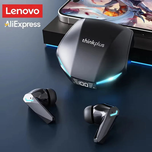 New Lenovo XT53 Upgraded Wireless Bluetooth 5.4 Earbuds LED Digital Display Waterproof Headset Low Latency Gaming Headphones