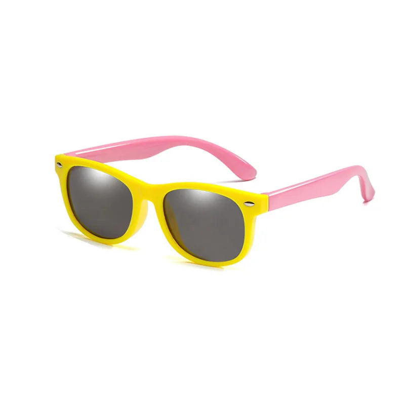 RUISIMO Gafas de sol polarizadas TR90 para niños y niñas, gafas de sol de silicona, gafas de seguridad, regalo para niños, bebés, gafas UV400