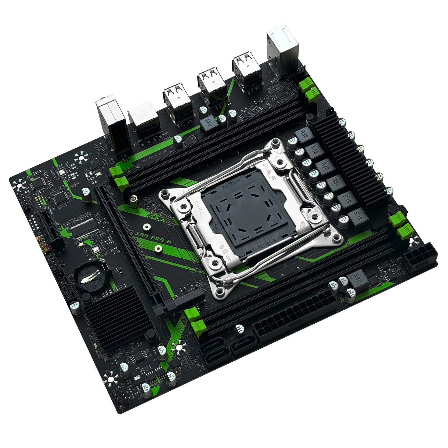Carte mère PR9-H MACHINIST X99 LGA 2011-3, ensemble combo en option, processeur Xeon E5 2670 V3, 16 Go de RAM DDR4 ECC, mémoire NAME M.2