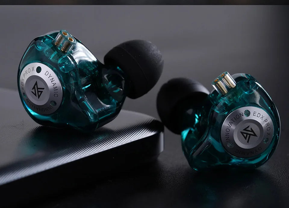 KZ EDX PRO X Auriculares HIFI de bajos dinámicos, audífonos deportivos con cancelación de ruido, cable de 2 pines KZ ZSTX ZSN PRO X EDC EDA ZVX