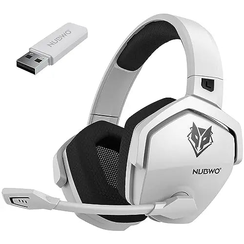 Auriculares inalámbricos dobles NUBWO G06 con micrófono para PS5, PS4, PC, móvil, Switch, auriculares inalámbricos Bluetooth de 2.4GHz