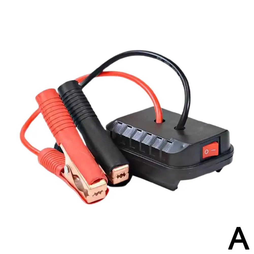 Lithium Battery Converter for Car, Charger Clip, Auto Starter for Makita Booster, Cable Adapter, Emergency Power DIY Tools